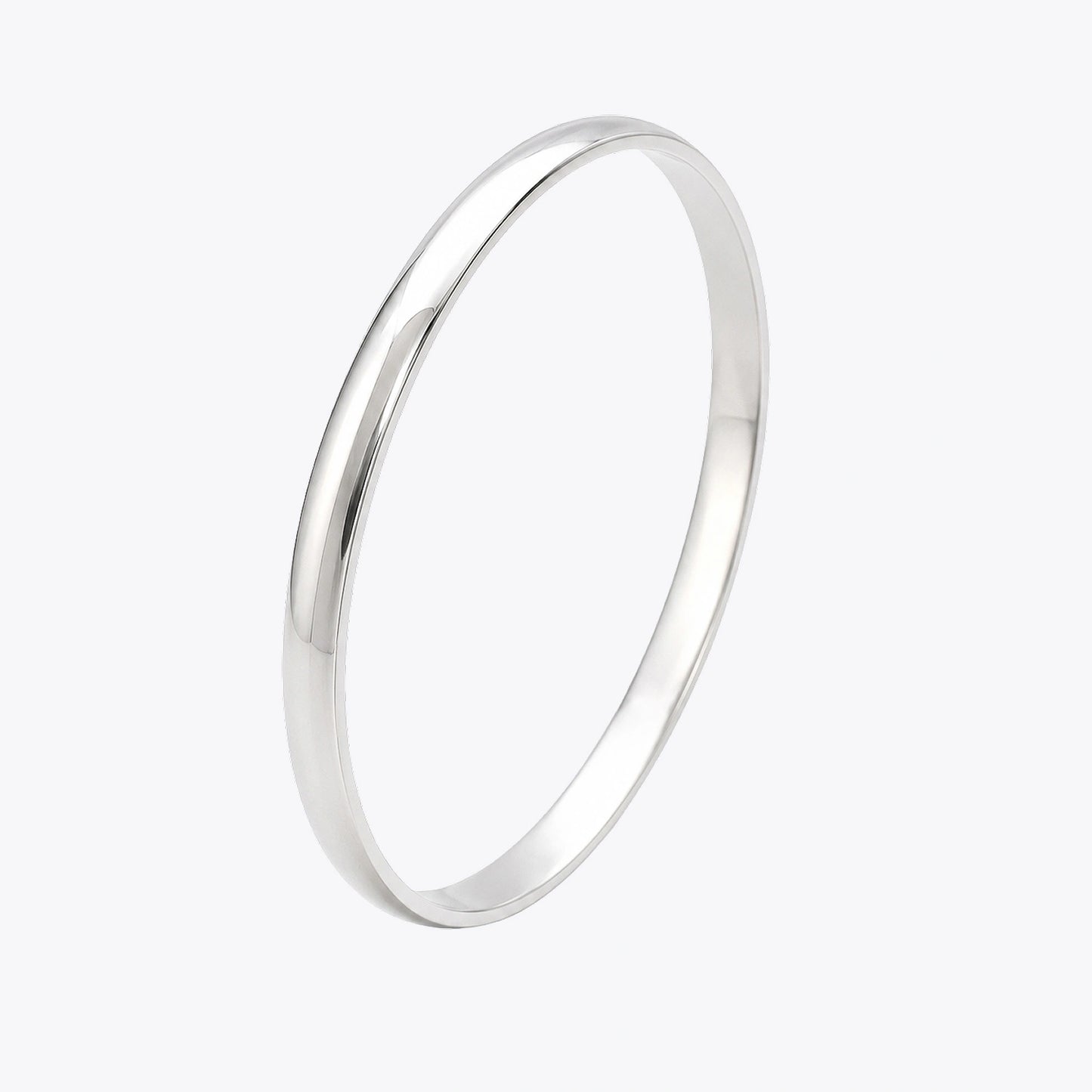 The Alencia Urban Sleek Silver Bangle image 2
