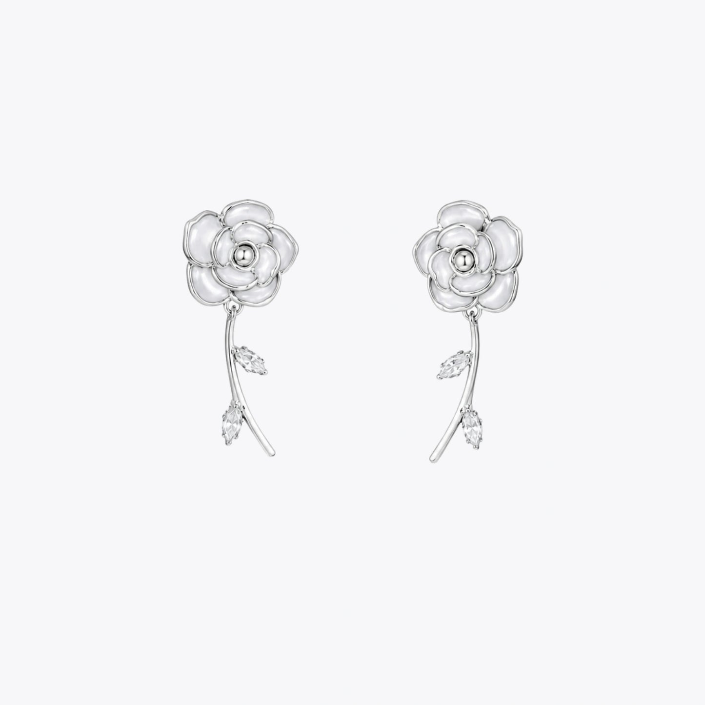 ALENCIA Azure Blossom Crystal & Pearl Set image 4