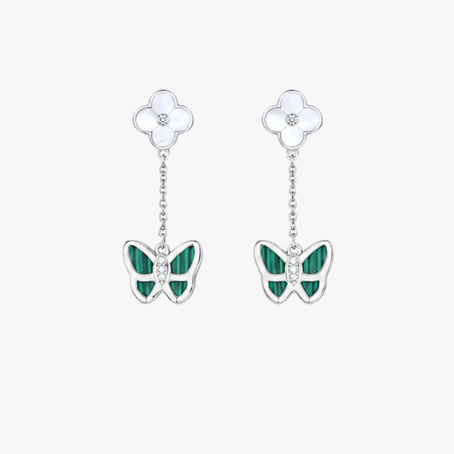 Alencia Malachite Bloom 925 Silver Set image 4