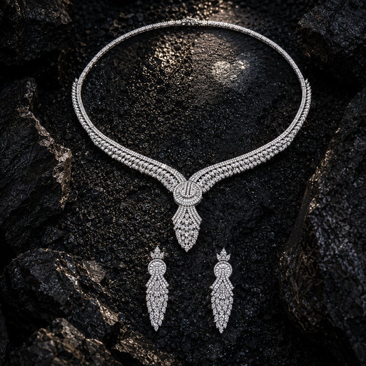 Alencia Moonlit Cascade Limited Edition Necklace Set image 0