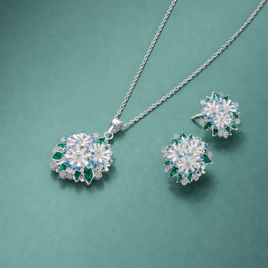 Azure Bloom Enamel Set image 0