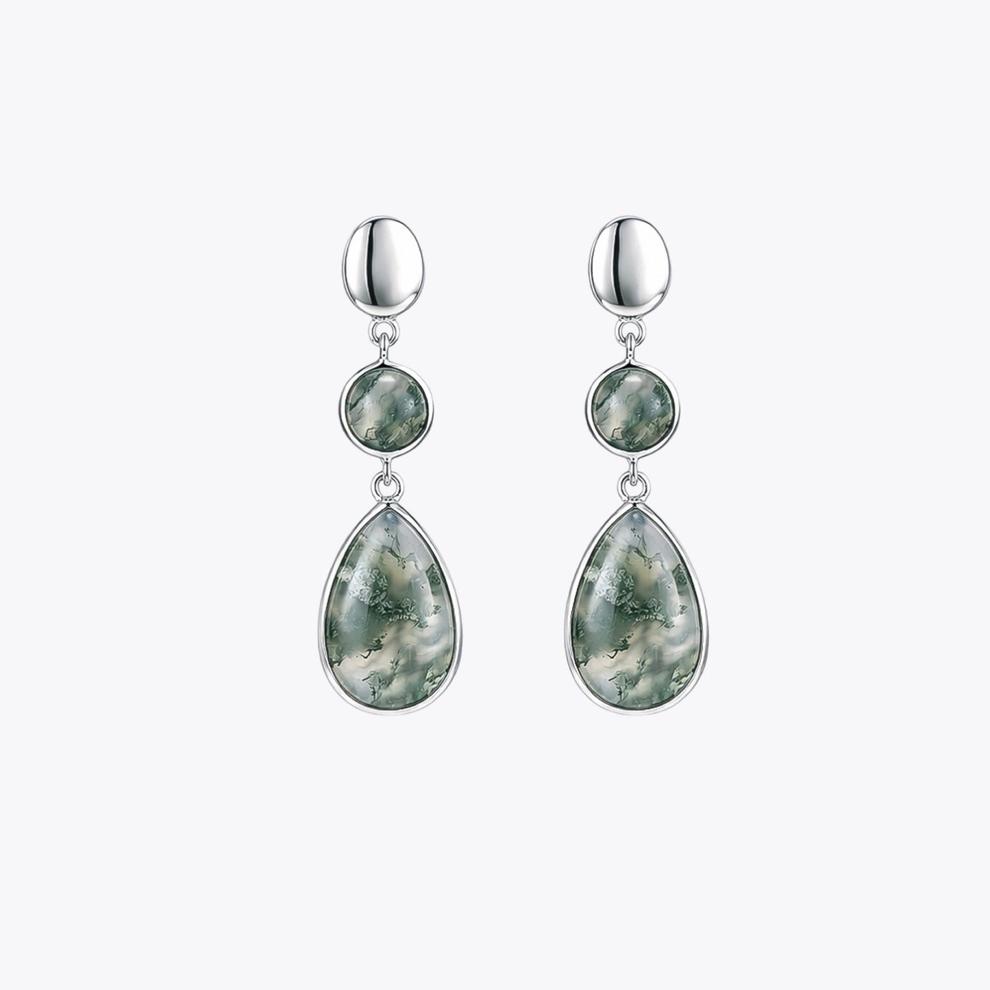 Alencia Moss Agate Forest Drop Set image 4