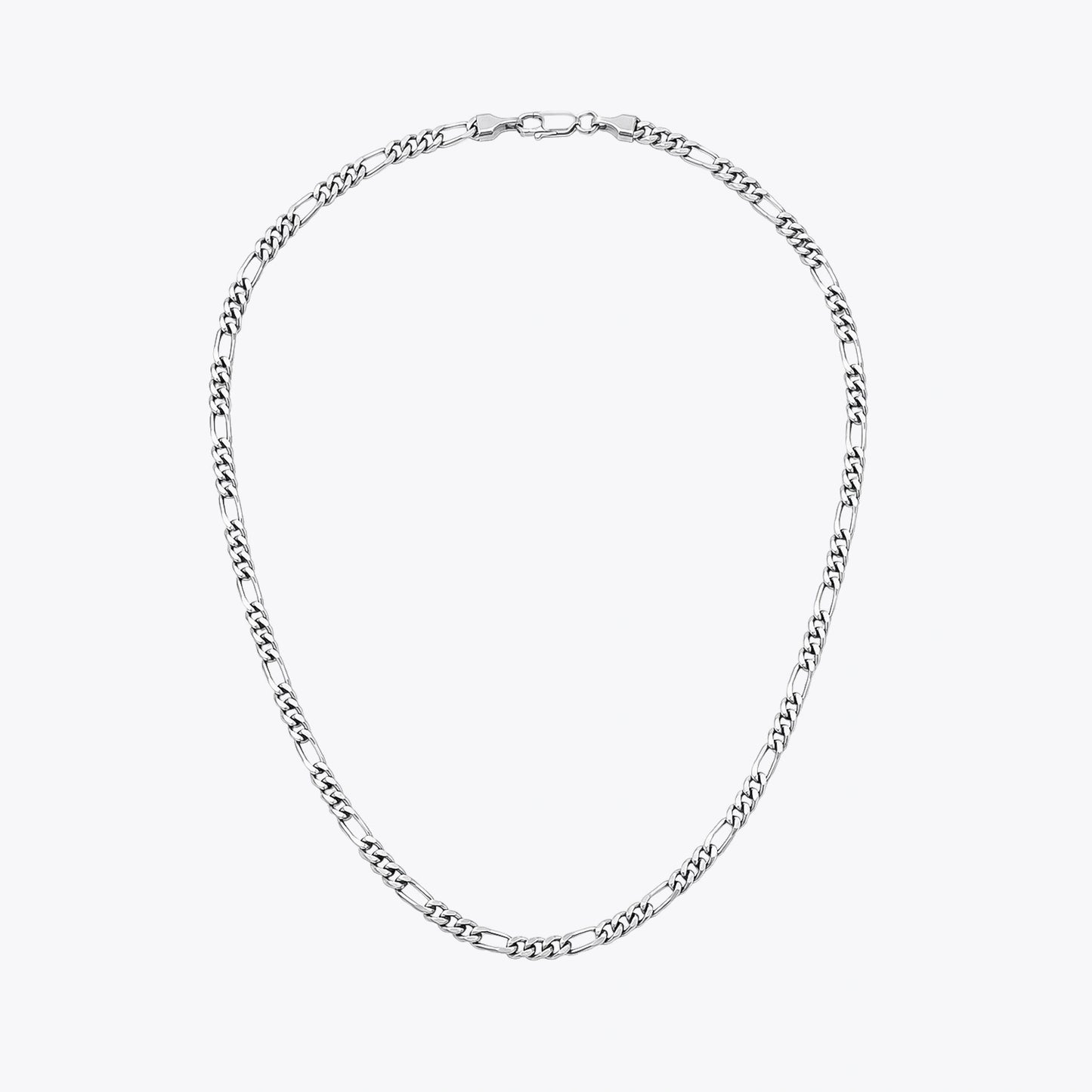Alencia Classic Figaro Silver Chain image 2