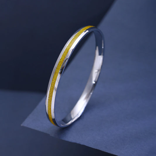The Alencia Urban Glitter Dual-Tone Bangle image 0