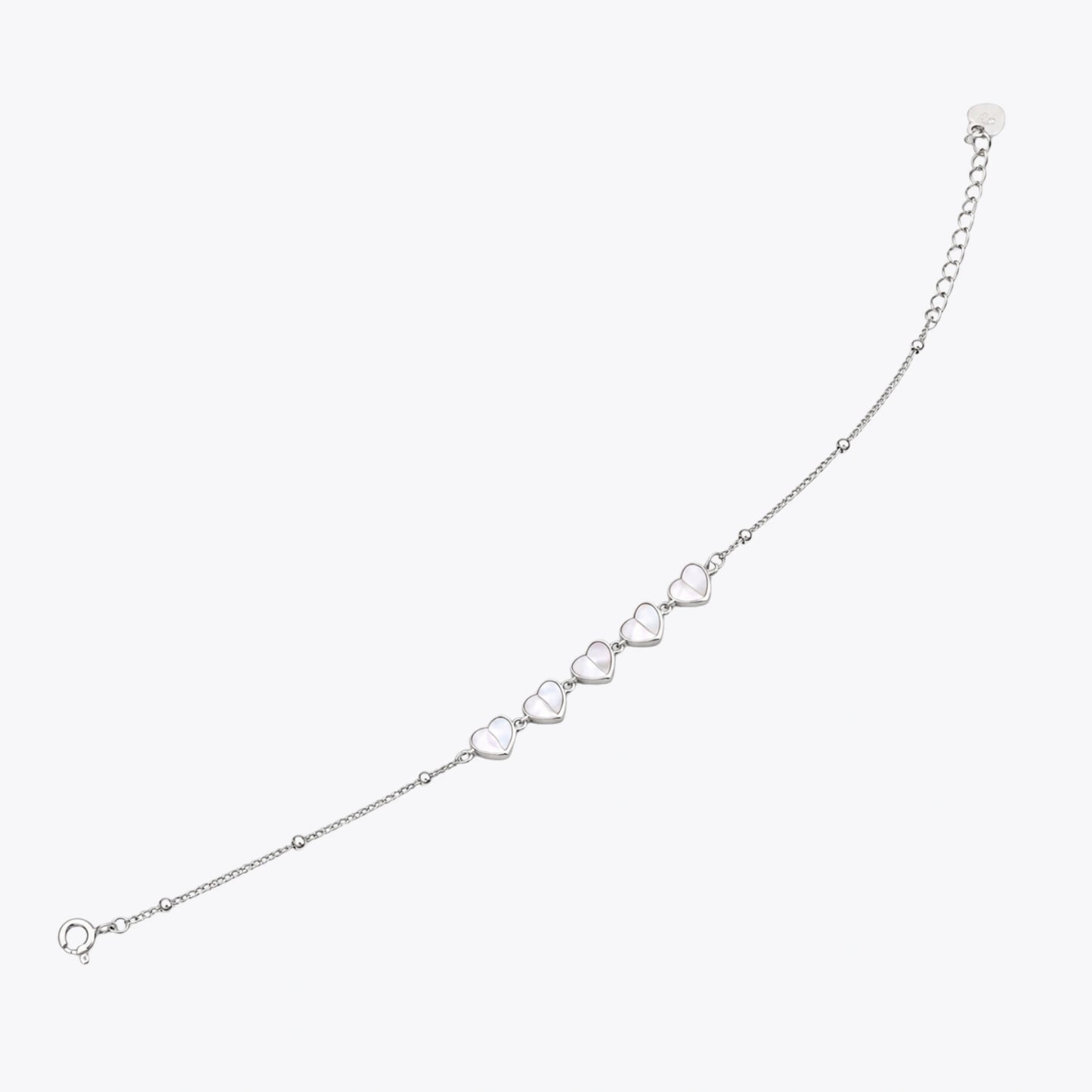 Heart Grace Silver Bracelet image 2