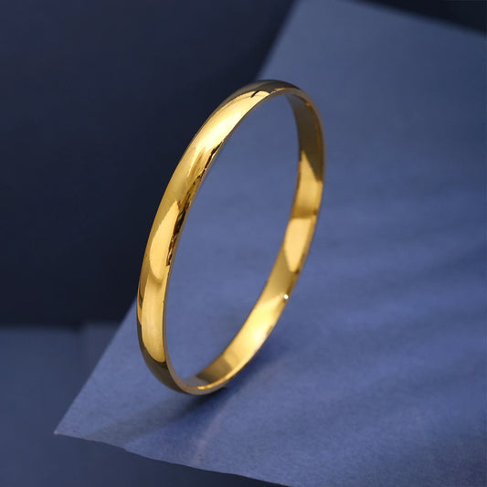 The Alencia Urban Sleek Gold Bangle image 0