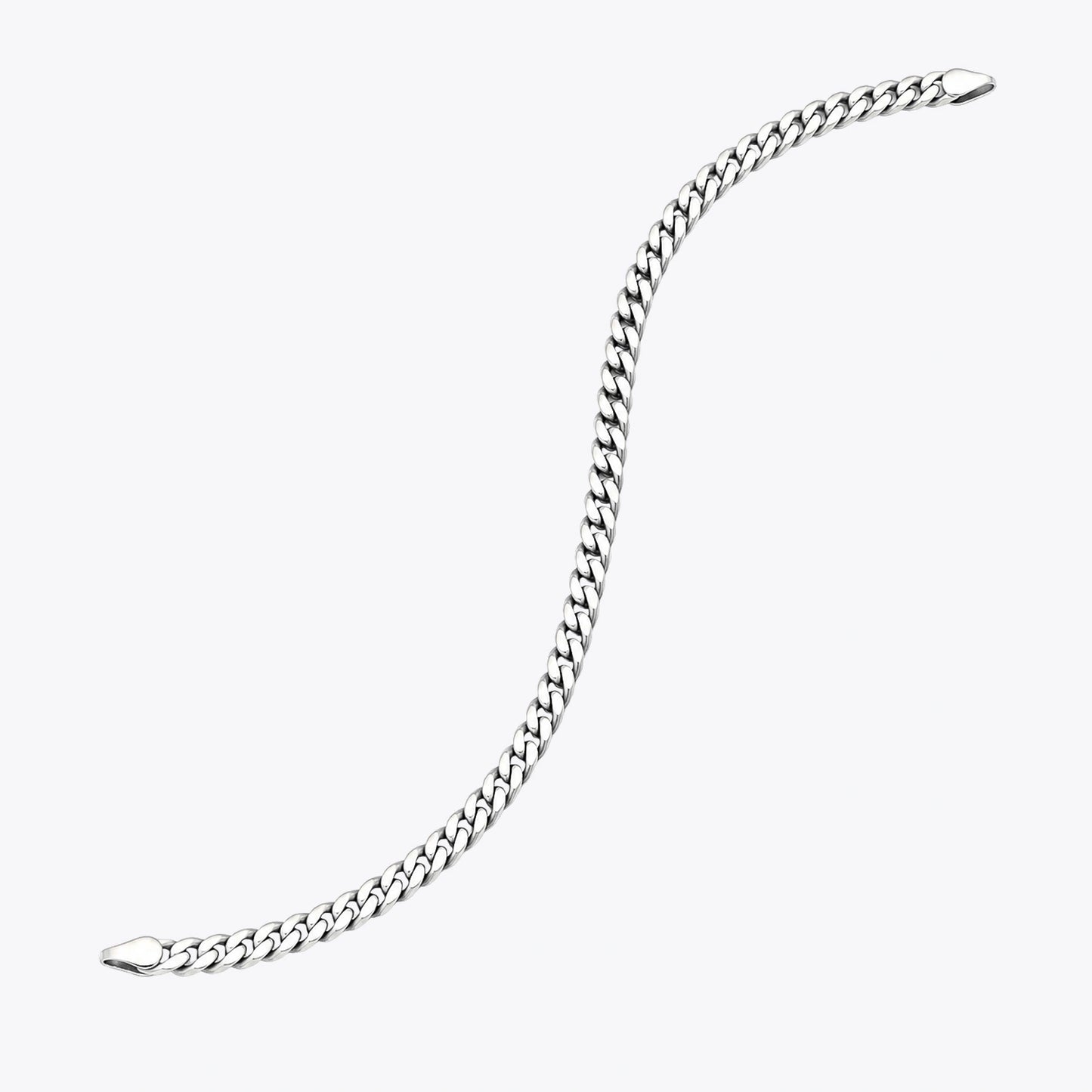 Alencia Slim Cuban 925 Sterling Silver Bracelet image 2