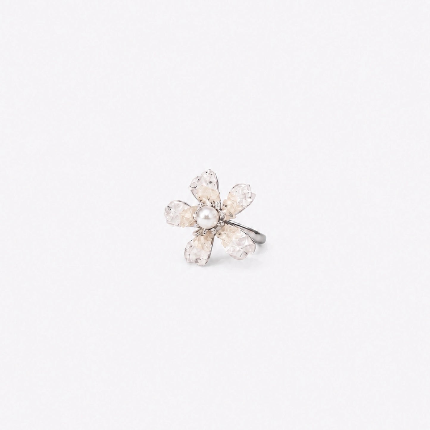 ALENCIA Frosted Floral Ring image 11