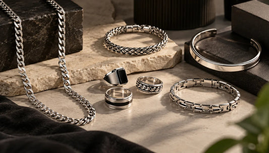 925 Silver Jewellery for Men: Rings, Chains, Bracelets & Kada
