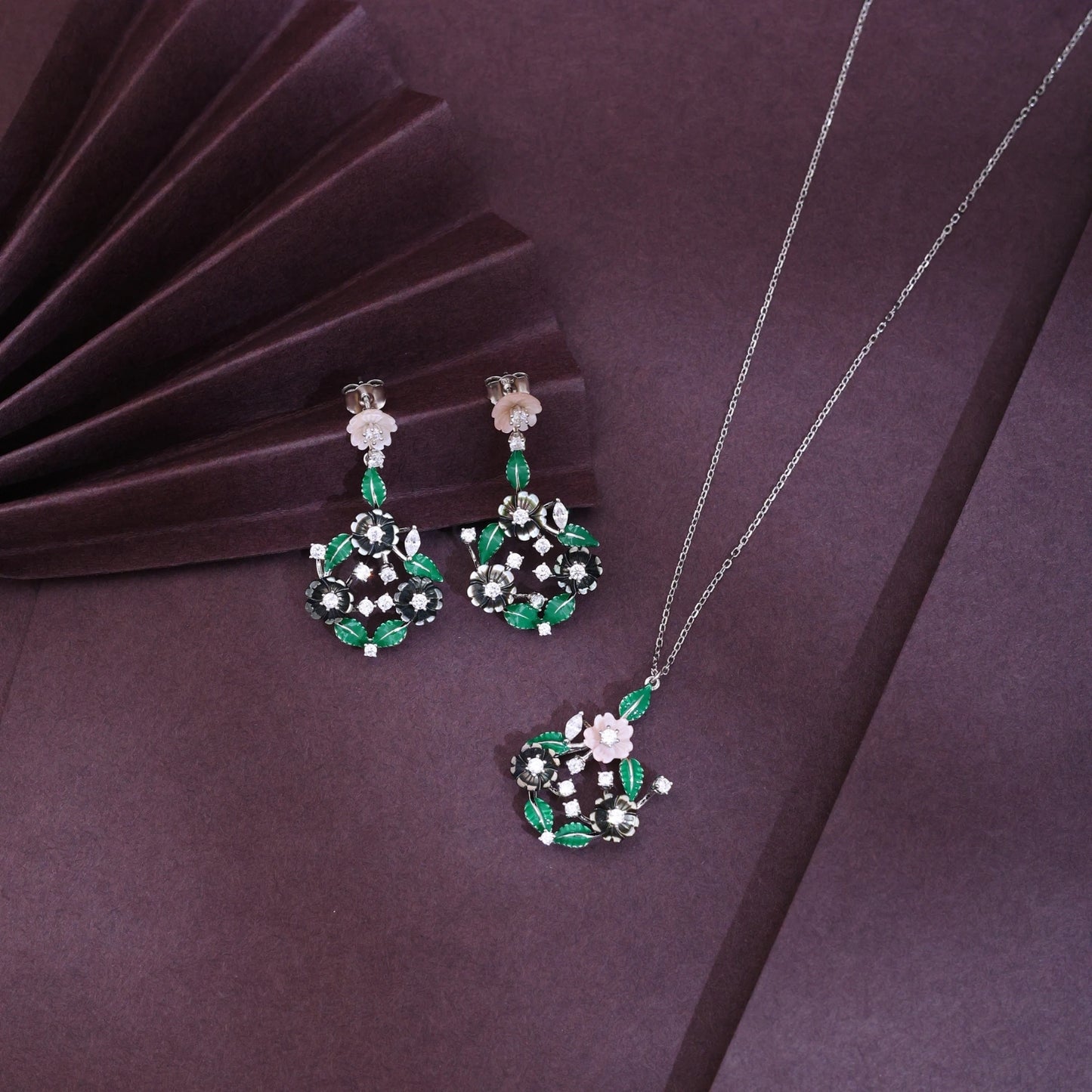 Floral Garden Silver Combo Set image 0