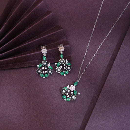 Floral Garden Silver Combo Set image 0