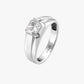 The Alencia Urban Bridge Solitaire Silver Ring image 2