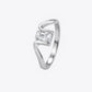The Alencia Urban Serenade Radiant Baguette Bypass Ring image 2