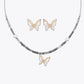 ALENCIA Azure Blossom Crystal &amp; Pearl Jewelry Set image 17