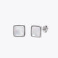 Geometric Square Drop Earrings image 2