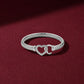 Silver Heart Charm Link Bracelet image 0
