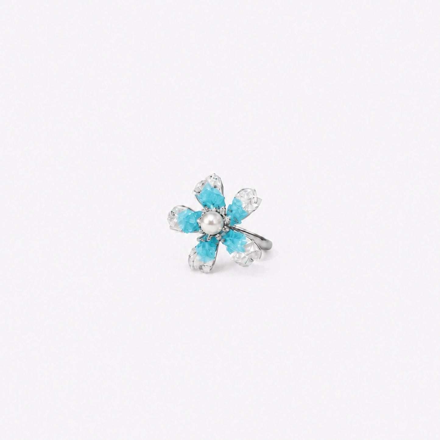 ALENCIA Frosted Floral Ring image 2