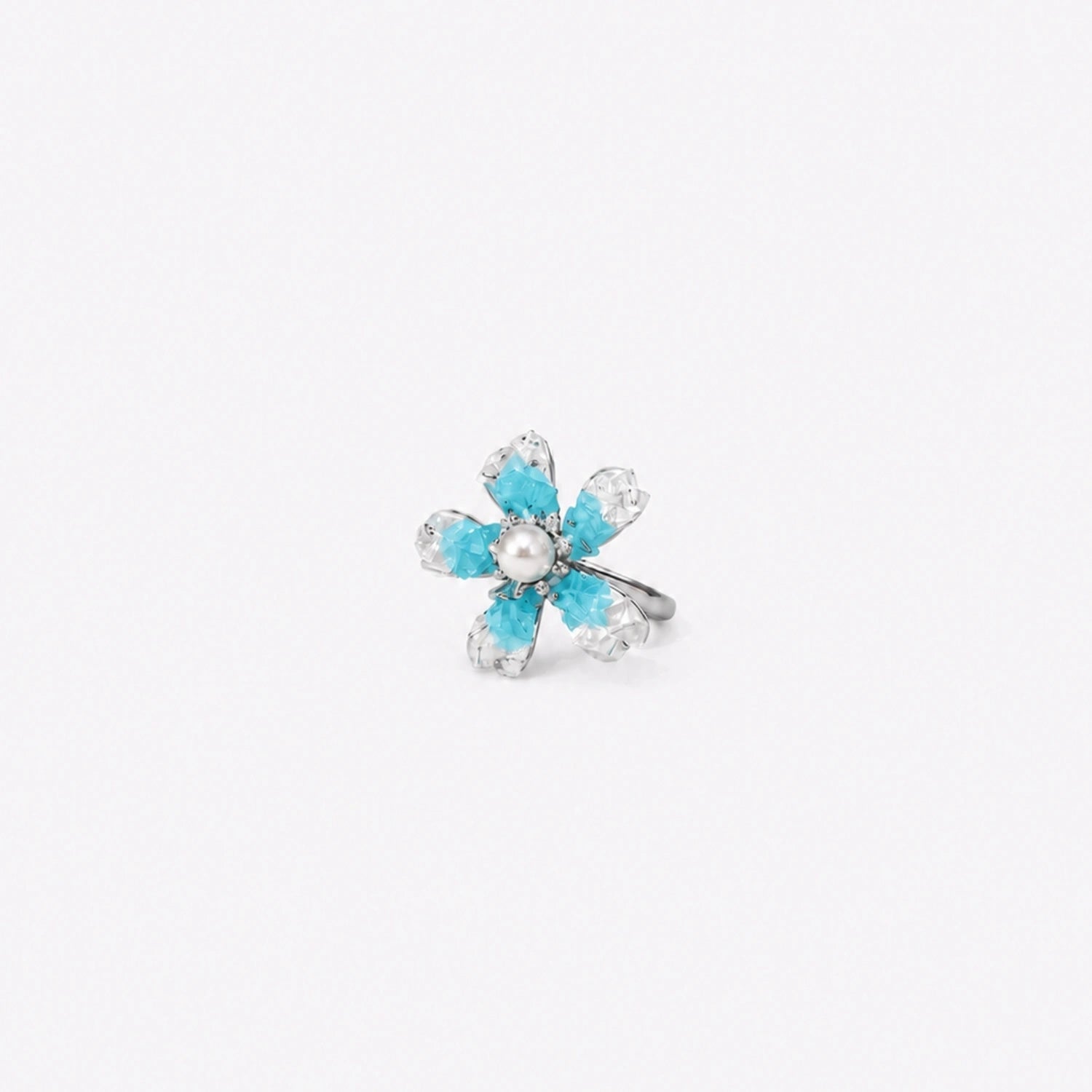 ALENCIA Frosted Floral Ring image 2