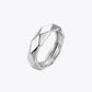 Faceted Prism Silver Ring image 2