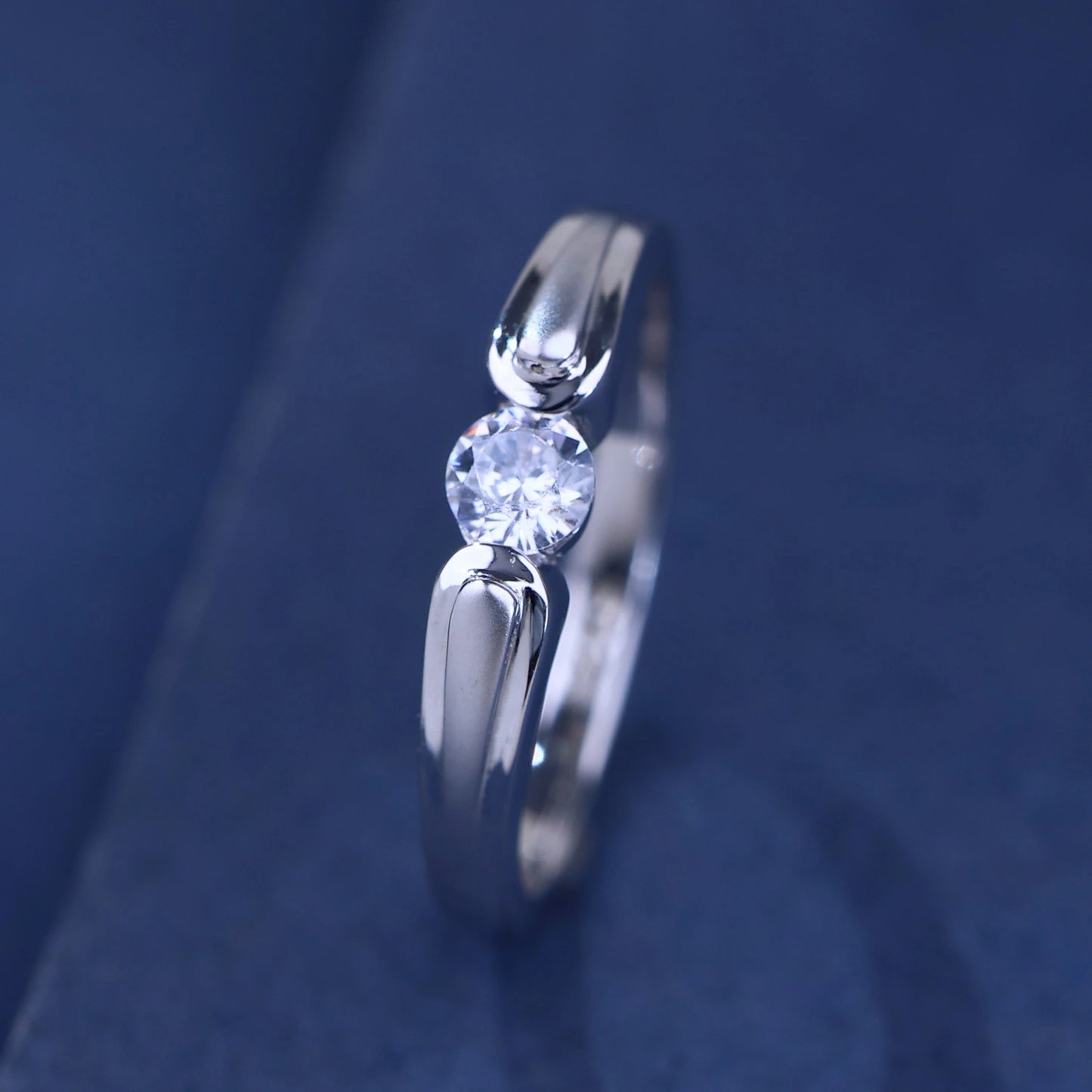 The Alencia Urban Serenade Collar Solitaire Ring image 0