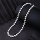 Silver Bead Necklace image 0