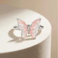 Butterfly Crystal Wing Ring – 3 Colour Variations image 3