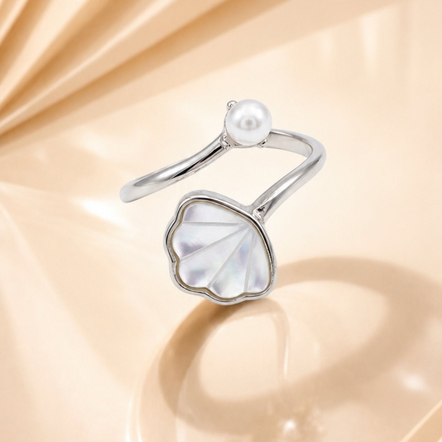 Pearl Shell Open Ring image 0