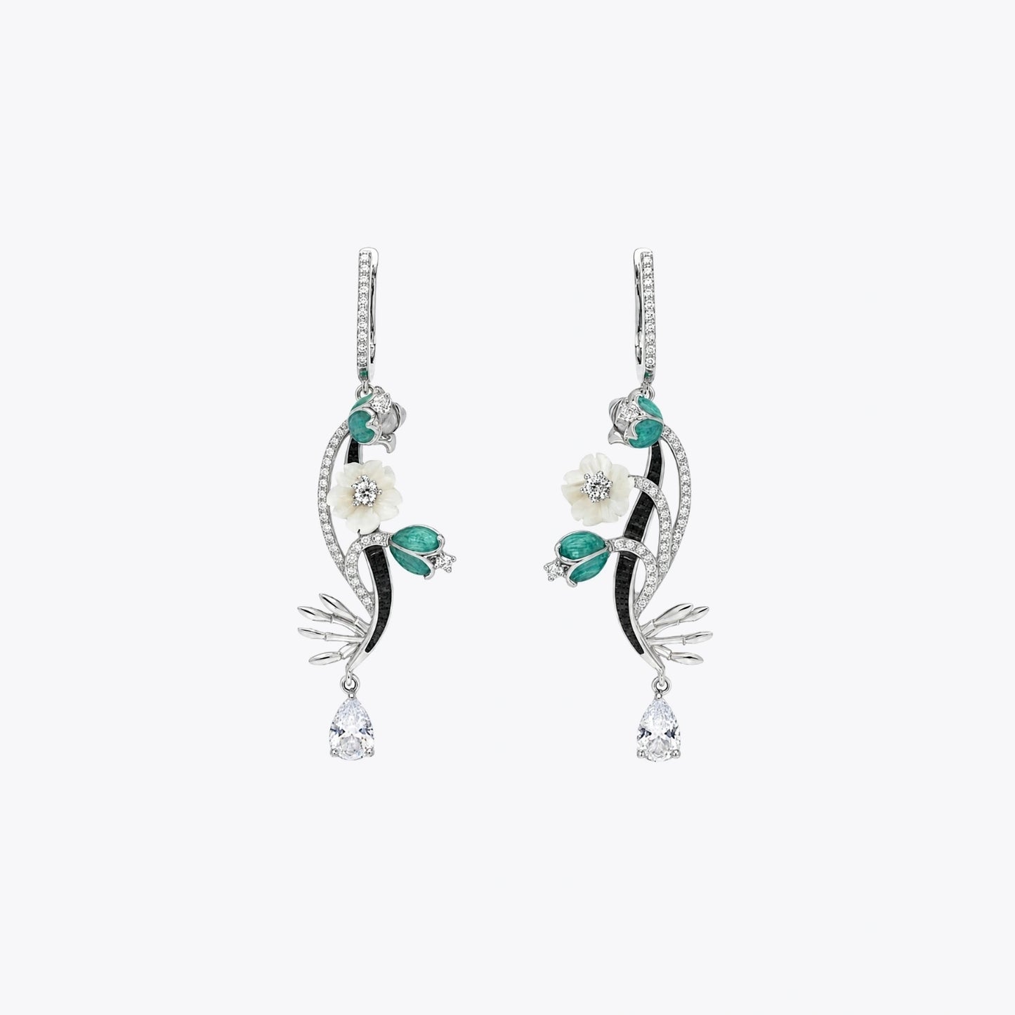Emerald Floral Enchantment Set image 4