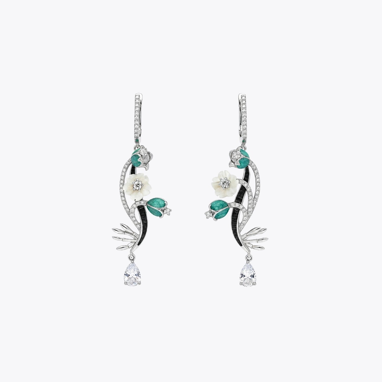 Emerald Floral Enchantment Set image 4