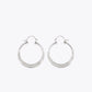Silver Multi-Layer Hoop Earrings image 2