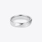 Classic Fluid Silver Band Ring image 2