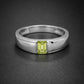 Alencia Prism Solitaire Silver Ring – 3 Stone Variations image 4