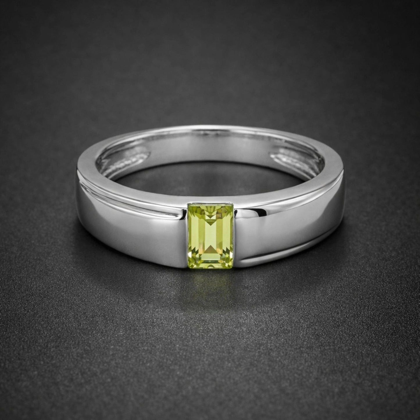 Alencia Prism Solitaire Silver Ring – 3 Stone Variations image 4