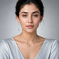 Silver Lunar Drop Jewellery Set image 1