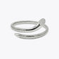 Silver Pave Nail Cuff Bracelet image 2