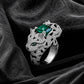 Alencia Emerald Panther Statement Ring image 0