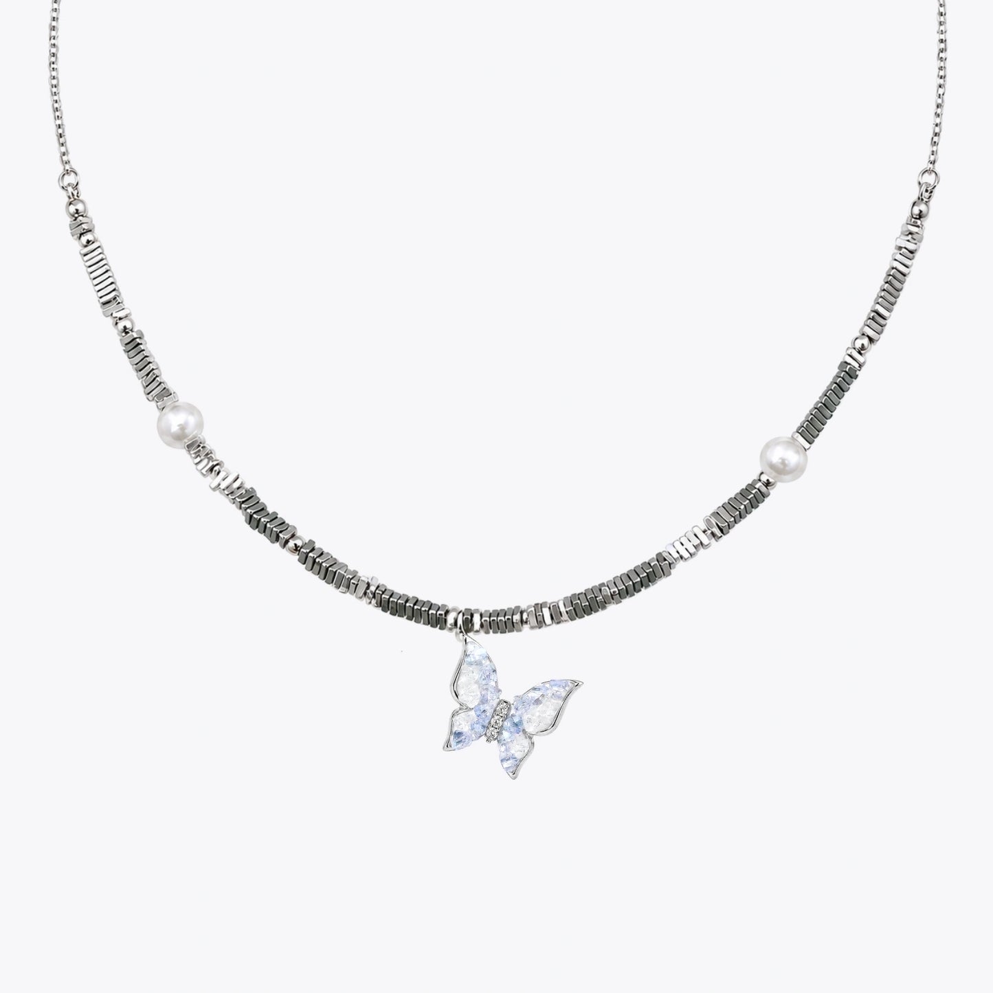 ALENCIA Azure Blossom Crystal &amp; Pearl Jewelry Set image 13