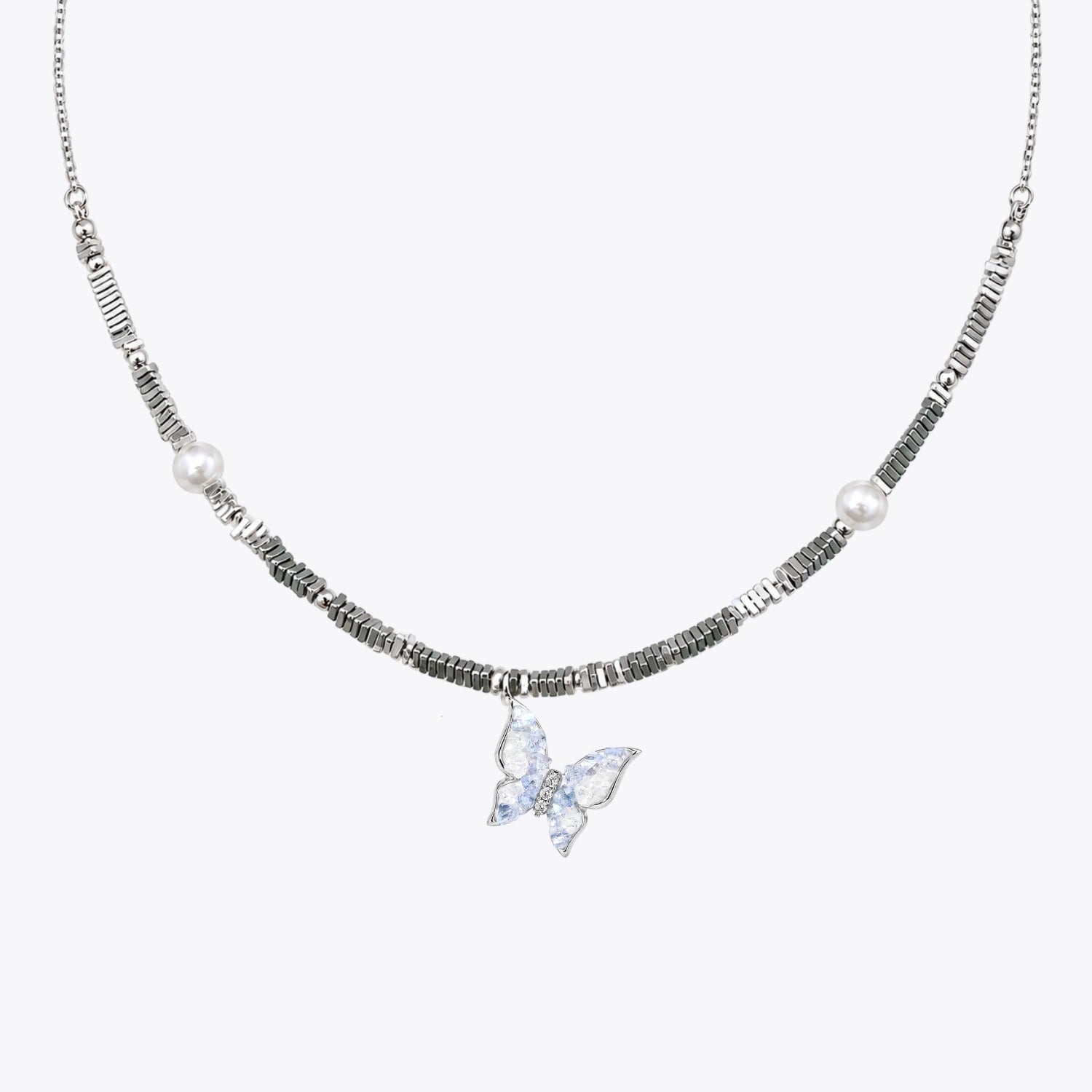 ALENCIA Azure Blossom Crystal &amp; Pearl Jewelry Set image 13