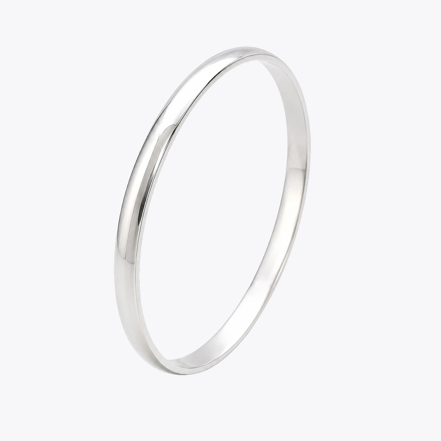The Alencia Urban Sleek Silver Bangle image 2