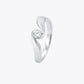 The Alencia Urban Serenade Peak Bypass Solitaire Ring image 2