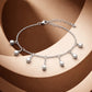 Silver Cube Charm Bracelet image 0