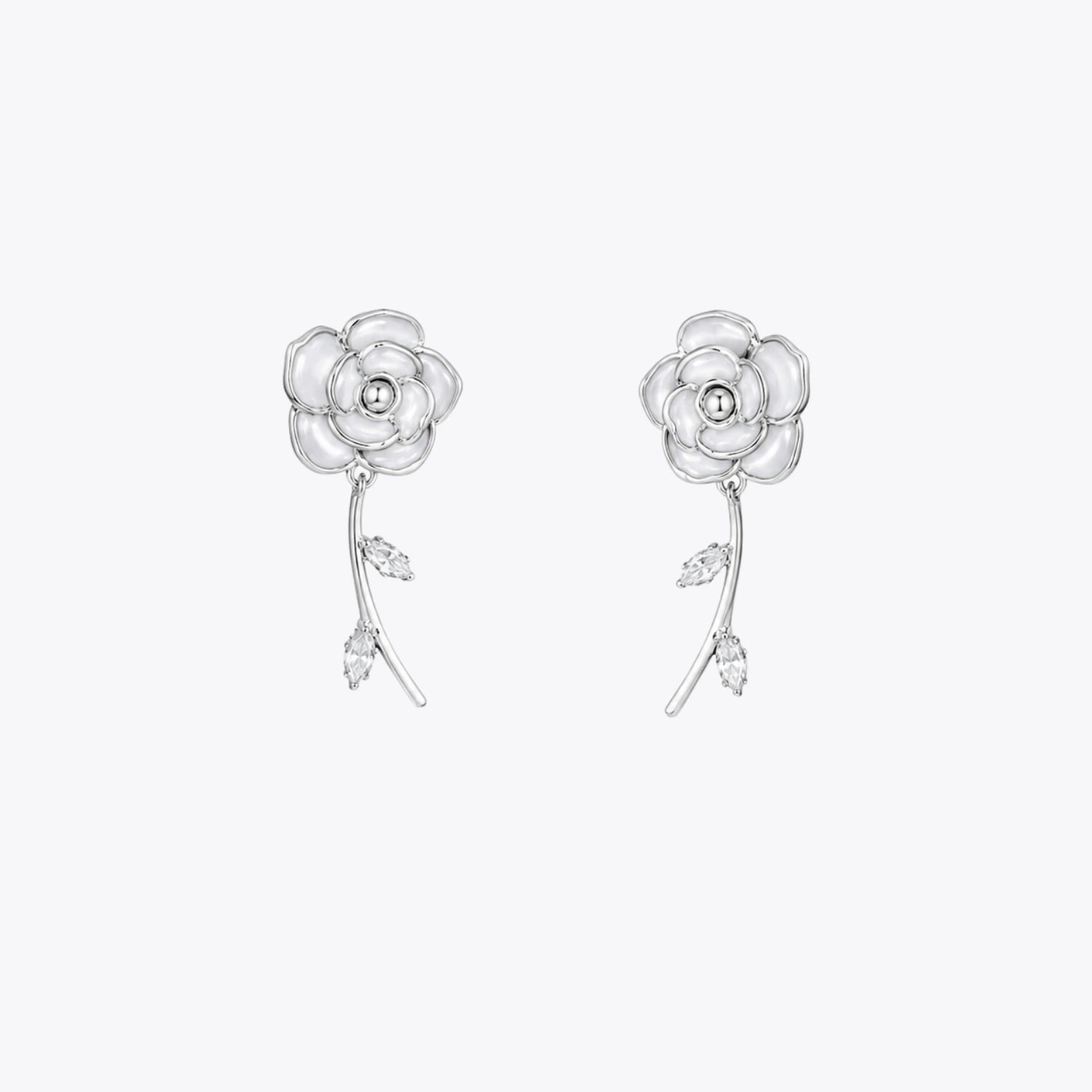 ALENCIA Azure Blossom Crystal &amp; Pearl Set image 4