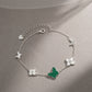 Butterfly Bloom 925 Silver Bracelet image 0