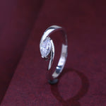 The Alencia Urban Serenade Block Bypass Solitaire Ring