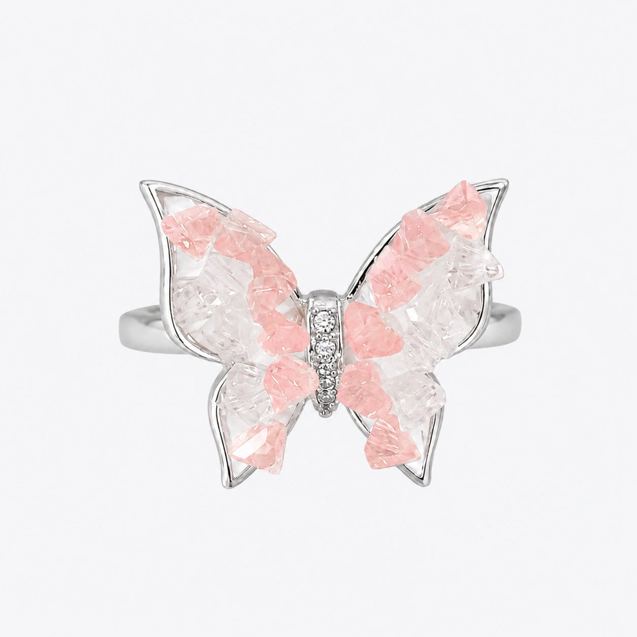 Butterfly Crystal Wing Ring – 3 Colour Variations image 5