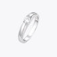 The Alencia Urban Serenade Channel-Set Solitaire Ring image 2