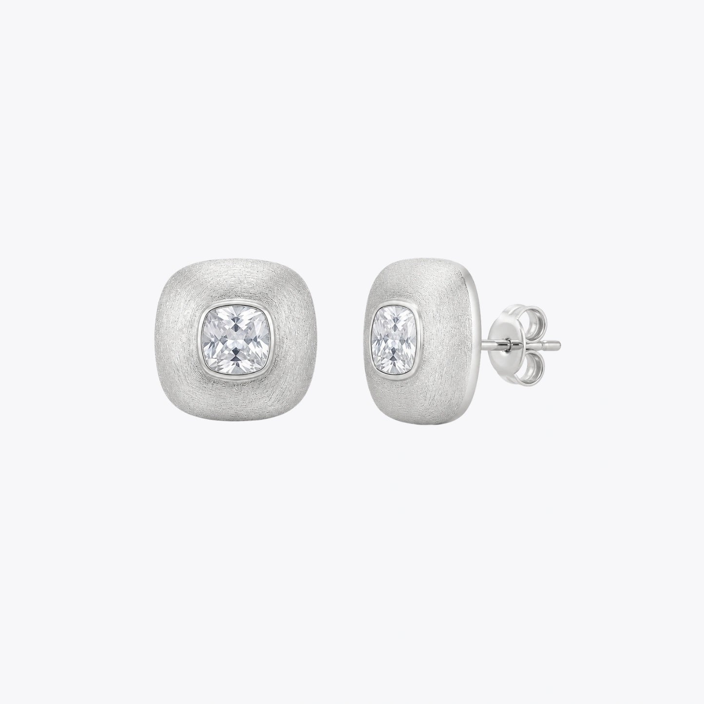 The Frost Crystal Cushion Studs image 2