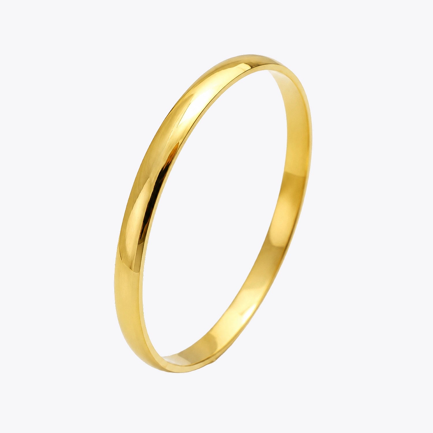 The Alencia Urban Sleek Gold Bangle image 2