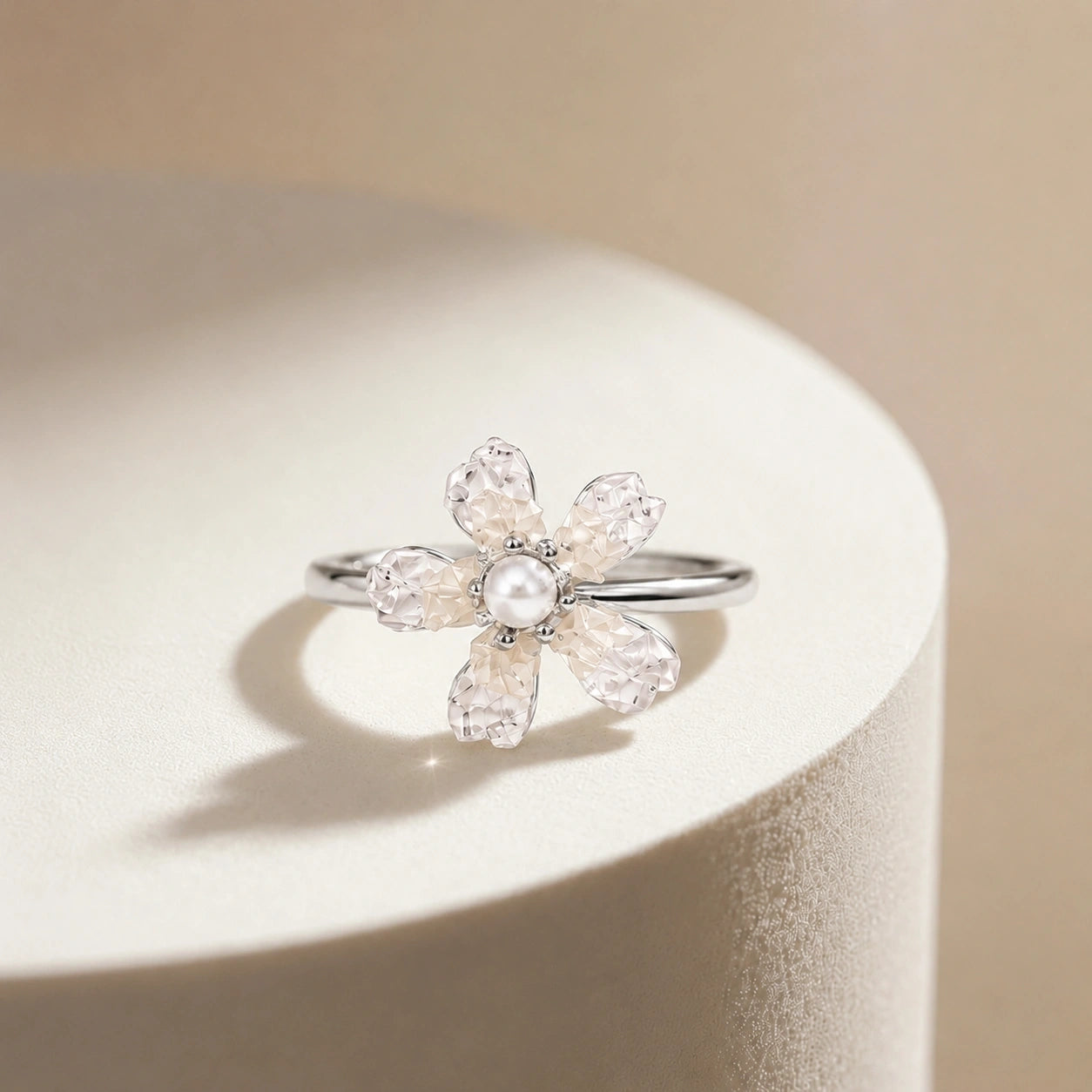 ALENCIA Frosted Floral Ring image 9