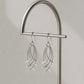 Silver Flowline Drop Earrings image 0